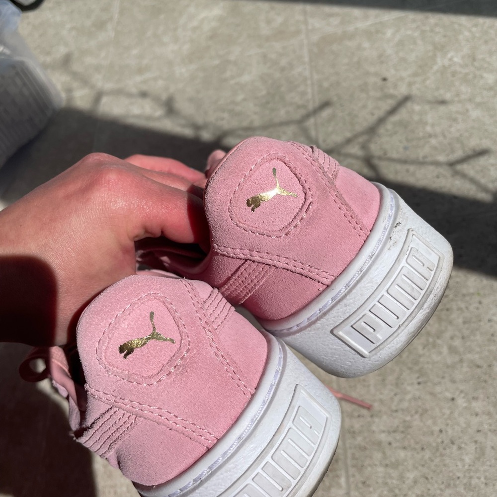 Women's Pink Sneakers - Picture 3 of 6